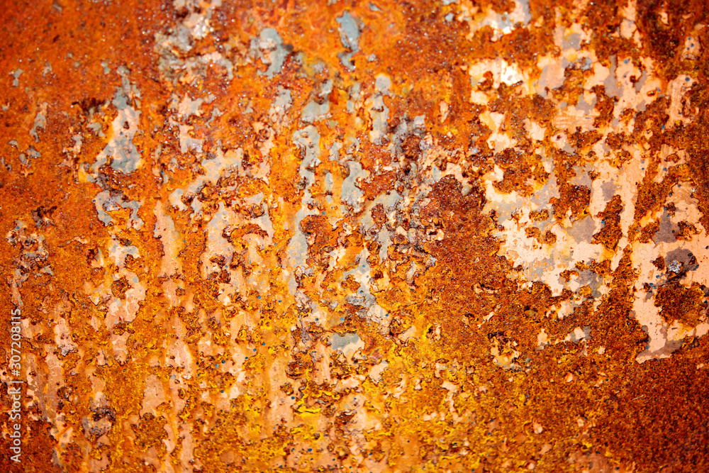 Rusty sheet metal. Metal wall covered with corrosion. Rusty sheet metal. Metal wall covered with corrosion.