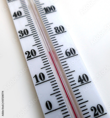 red mercury household temperature thermometer,