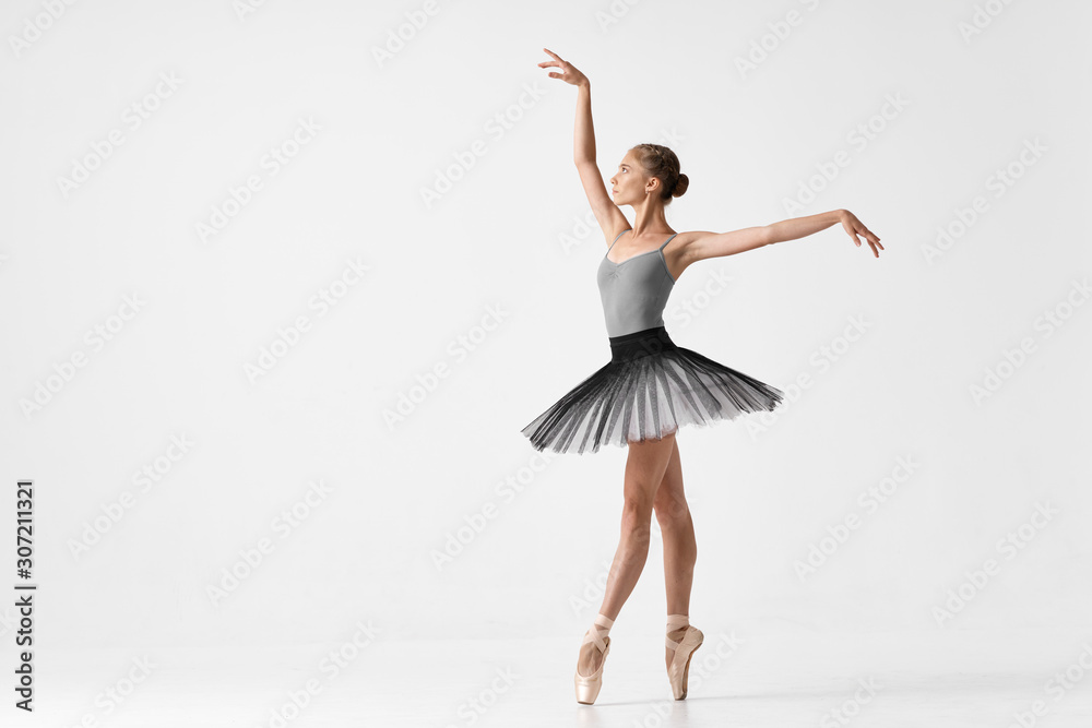 ballet dancer in rehearsal