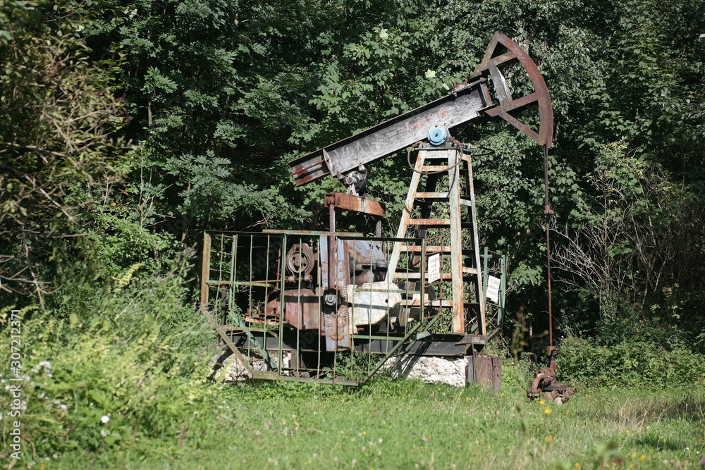 old gas pump