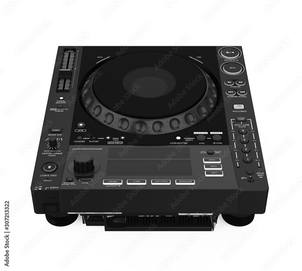 Fototapeta premium DJ Music Mixer Isolated