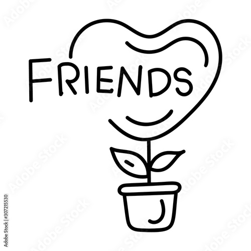  Friends Pot Plant