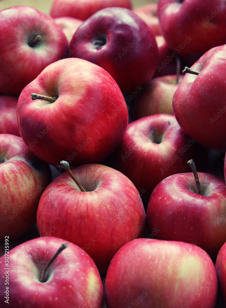 red apples on white background red apples on white background