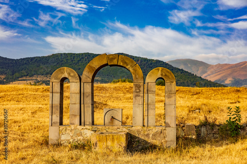 Lori Berd canyon panorama landscape Stepanavan landmark of Lorri Armenia eastern Europe photo