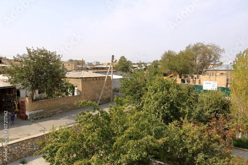 View from Chor Minor  Panorama of Bukhara  Uzbekistan