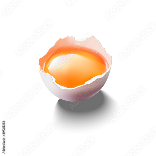 boiled egg in the shell