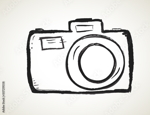 Camera drawn photo