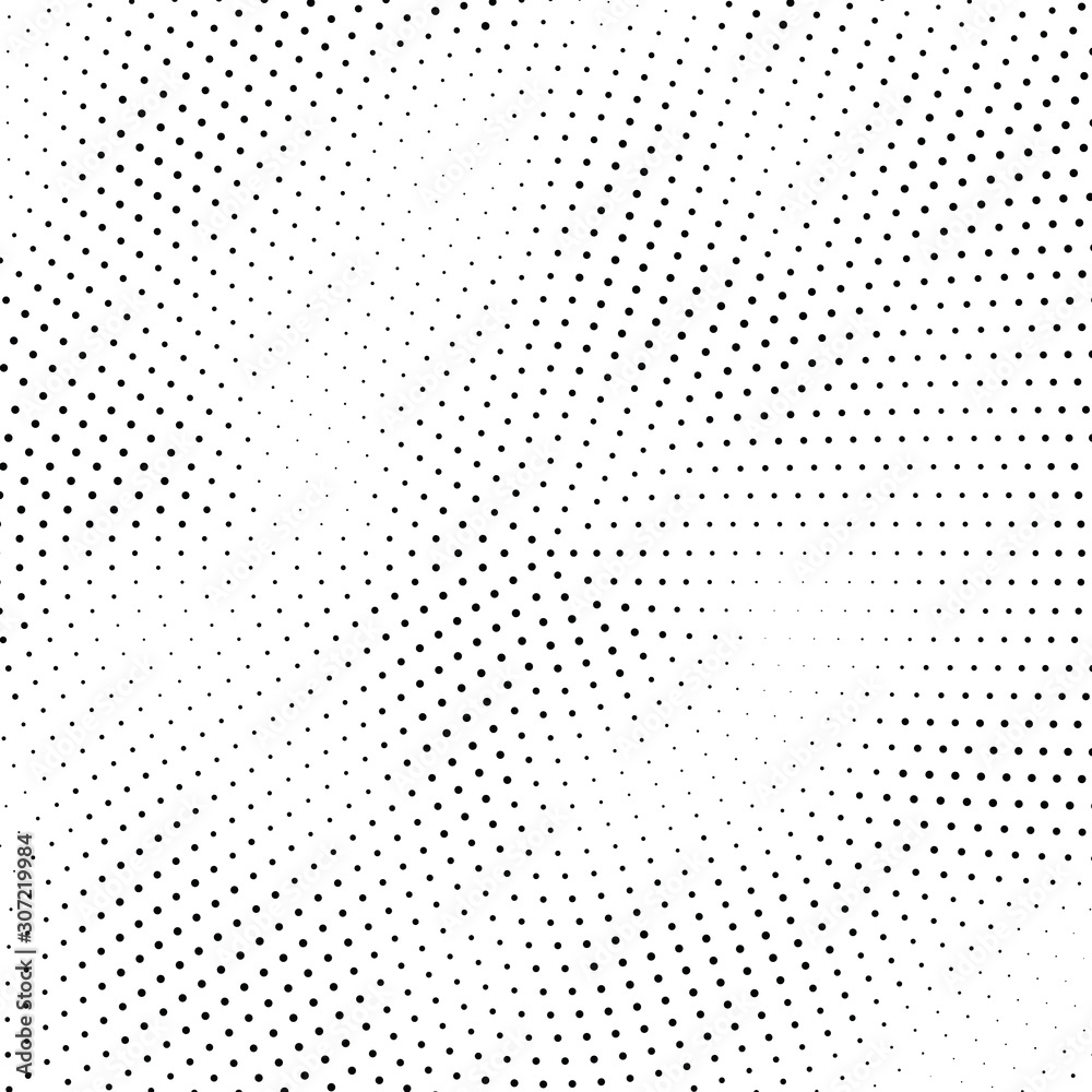 Abstract halftone dotted background. Monochrome pattern with dot and circles.  Vector modern pop art texture for posters, sites, business cards, cover postcards, interior design, labels, stickers.