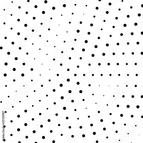 Abstract halftone dotted background. Monochrome pattern with dot and circles. Vector modern pop art texture for posters, sites, business cards, cover postcards, interior design, labels, stickers.