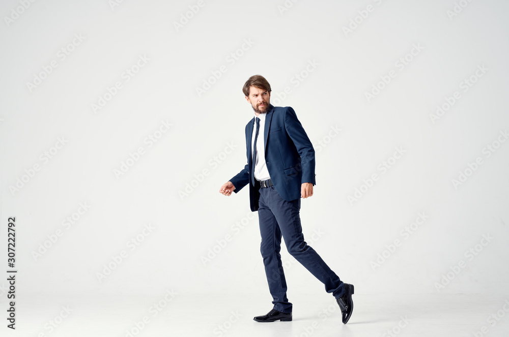 businessman on top of stairs businessman on top of stairs