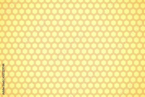 Abstract hexagonal illustration. Hexagon background.