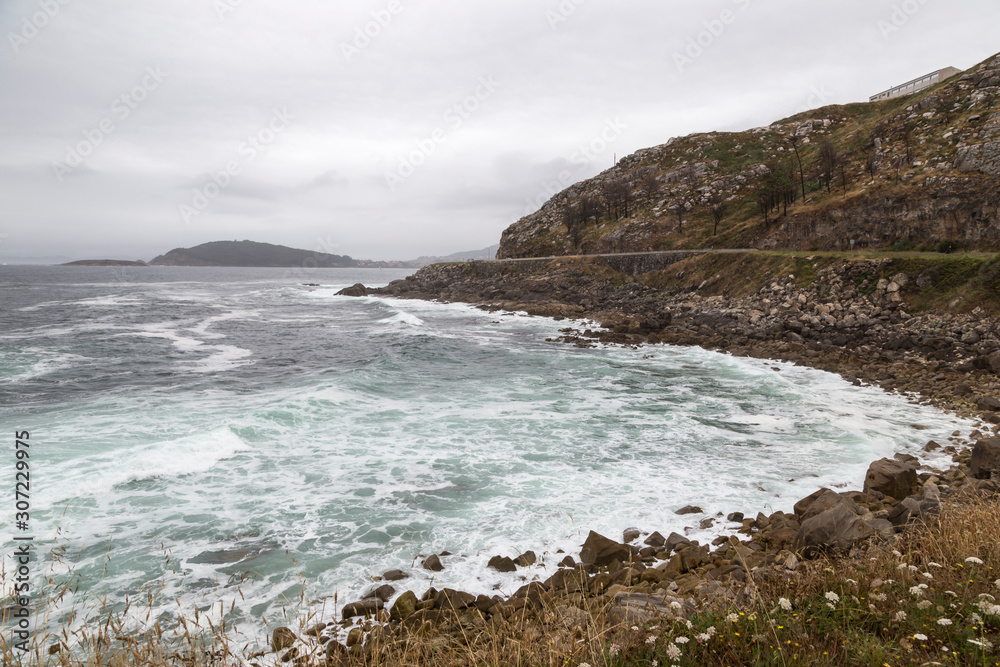 view of the coast of Galicia