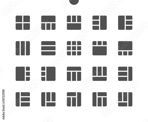 18 Layout v2 UI Pixel Perfect Well-crafted Vector Solid Icons 48x48 Ready for 24x24 Grid for Web Graphics and Apps. Simple Minimal Pictogram © palau83