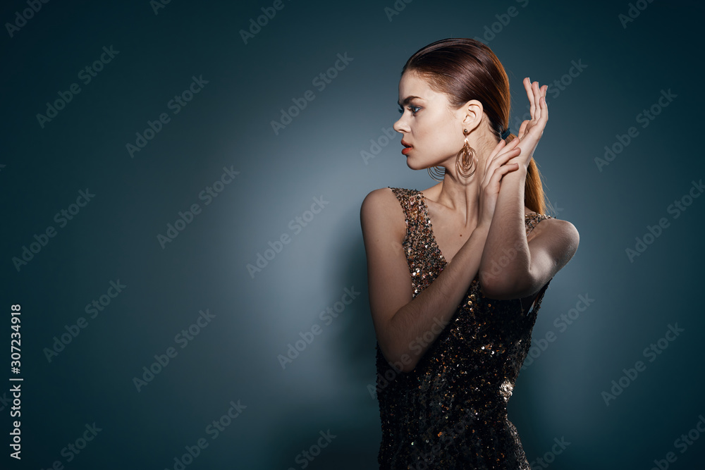 Obraz premium beautiful woman charm luxury lifestyle model