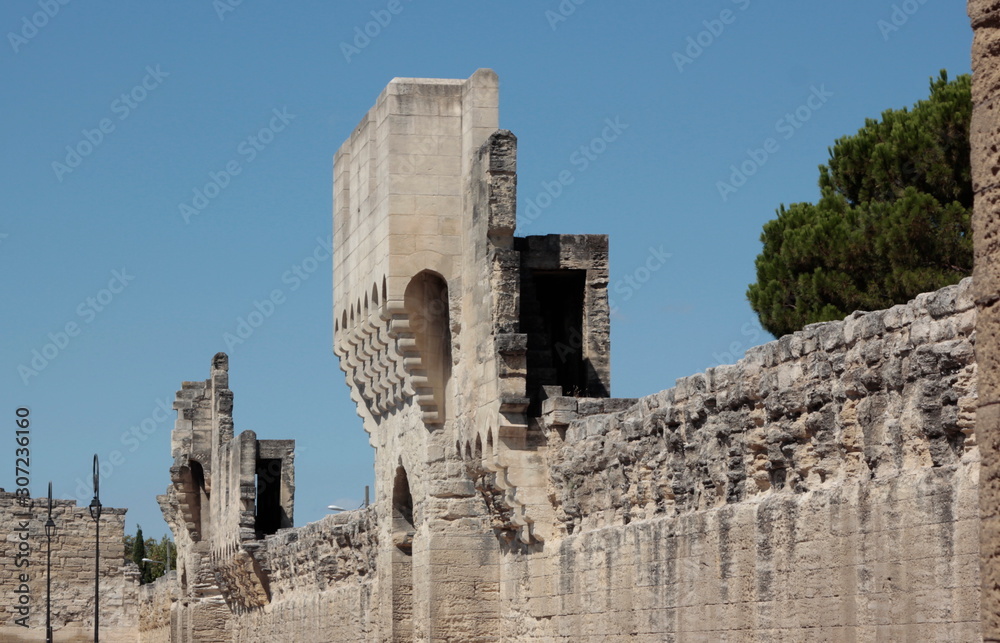 Wall at Avignon