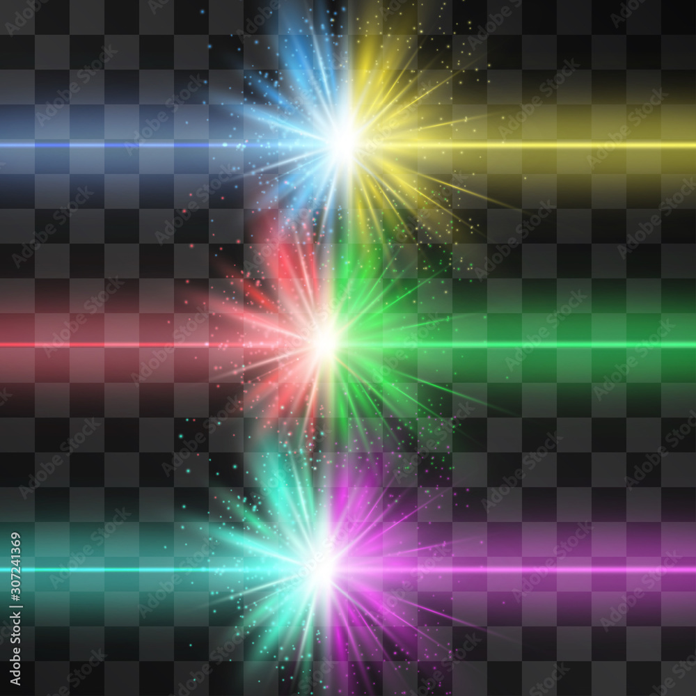 Star explosion laser on sale lights