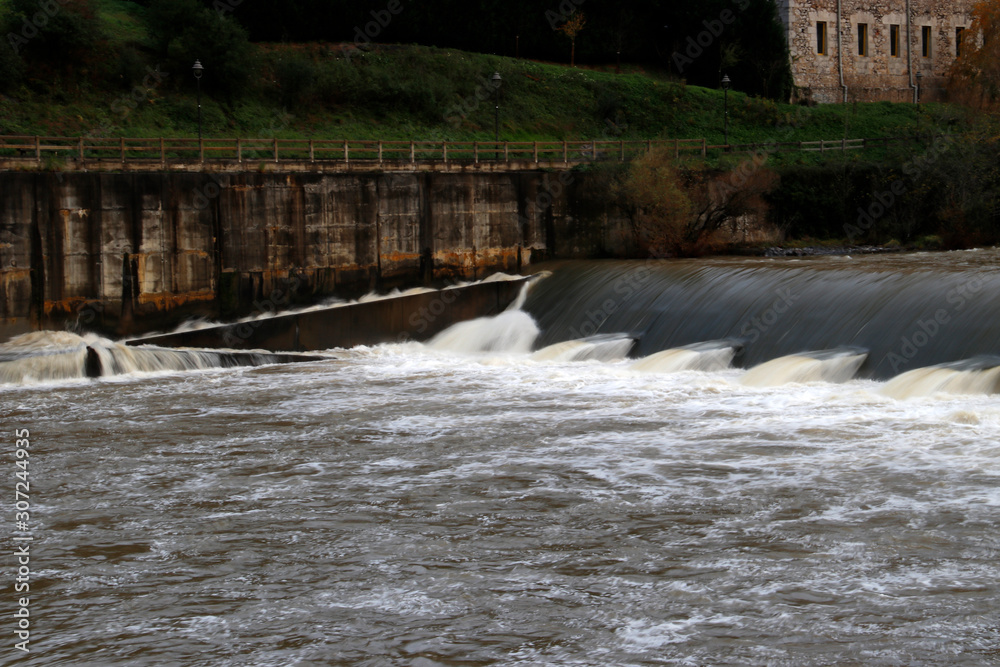 River during the melting