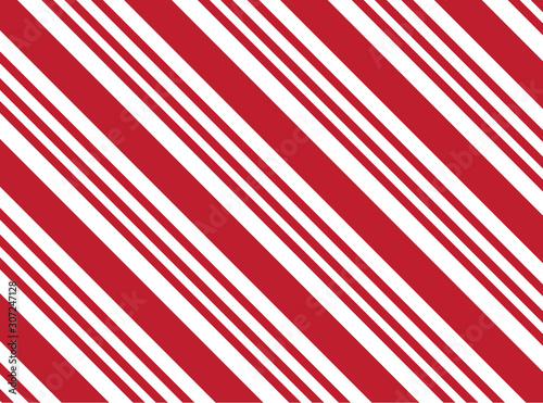 Red Candy Cane Striped Background