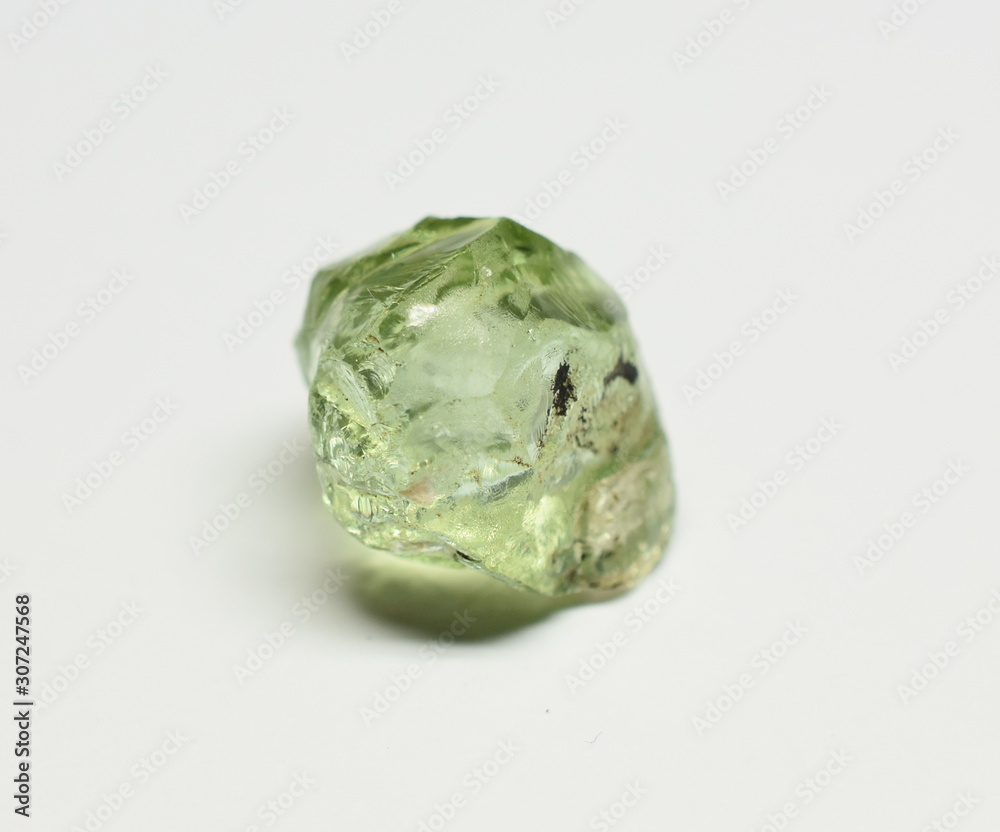 Fototapeta premium Tourmaline from Congo raw gemstone crystal