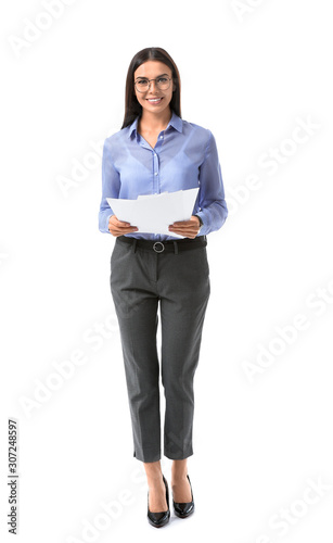 Beautiful young businesswom...