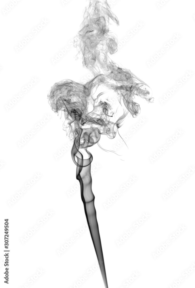 Abstract dark smoke