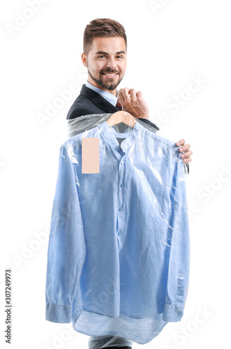 Male worker of modern dry-c...