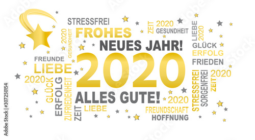 gute wünsche 2020 - frohes neues jahr