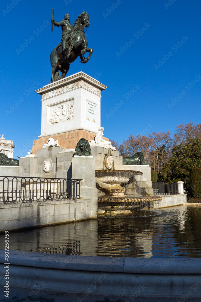Monument to Felipe IV Madrid, Spain