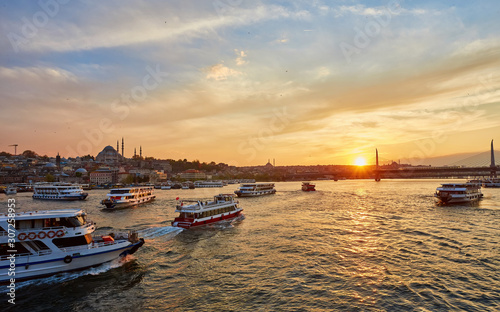 Istanbul at a dramatic sunset © Ryzhkov Oleksandr