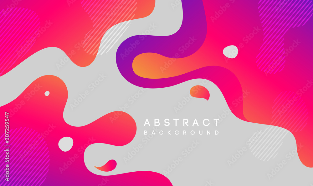 Moving colorful abstract background. Dynamic Effect. Vector Illustration. Design Template.