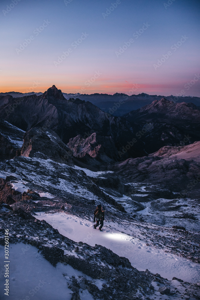 Blue Hour in the Dolomites
