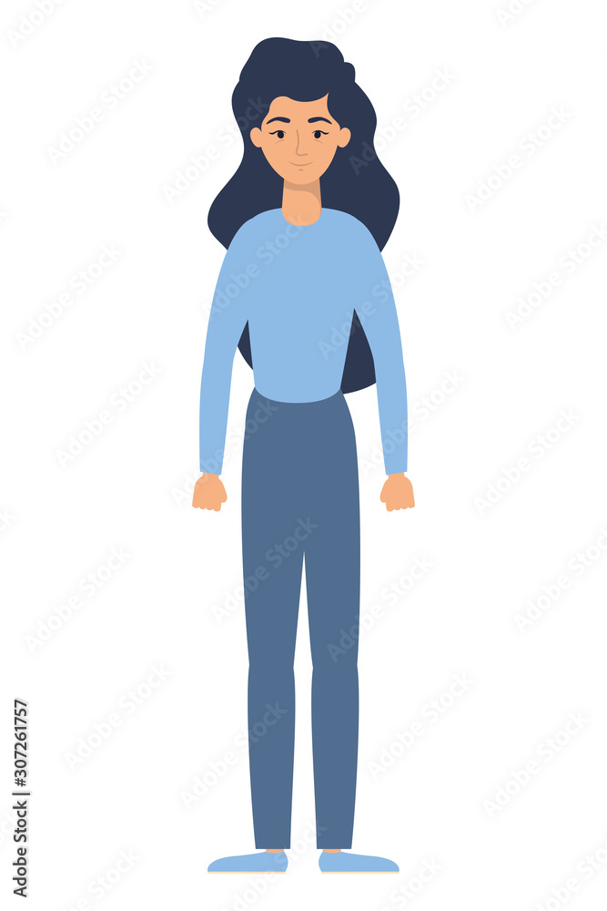 young woman avatar character icon young woman avatar character icon