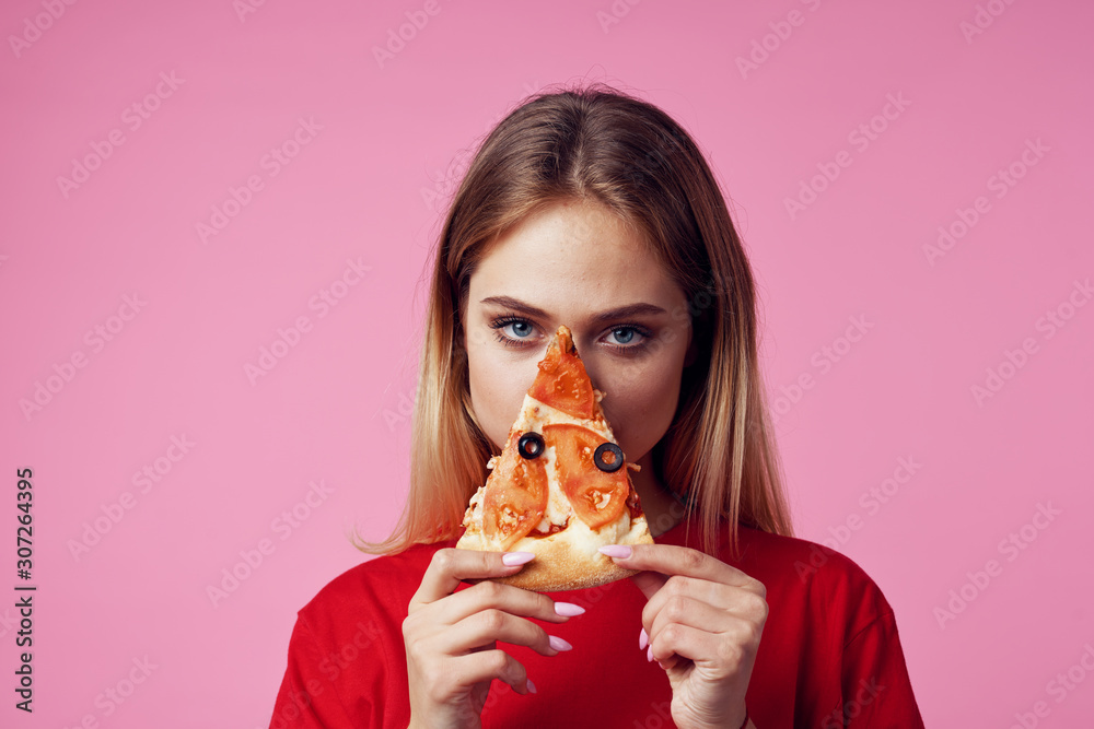 portrait of young woman eating cake portrait of young woman eating cake