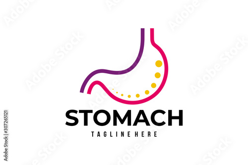 stomach care logo icon vector isolated
