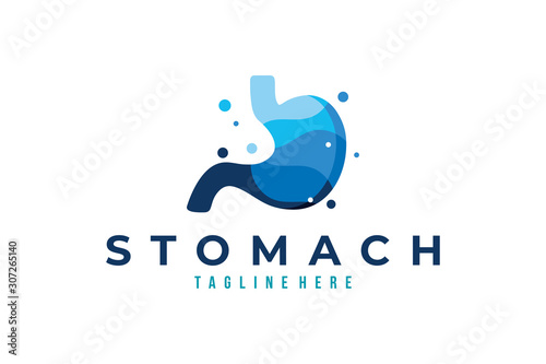 stomach care logo icon vector isolated