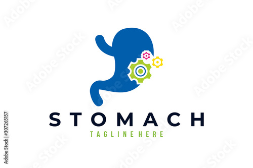 stomach care logo icon vector isolated
