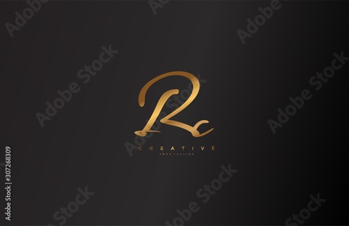 Monogram Signature Letter Rc Logotype