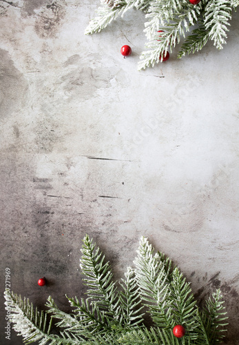 Winter Holiday Tree Backgro...