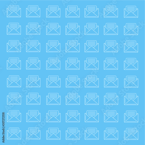 email icon, vector black and white envelope icon. Simple envelope icon image for print, web isolated on white background. Envelope icon for apps. Vector graphic envelope design element. Clipart