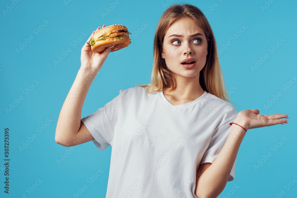 woman with bread