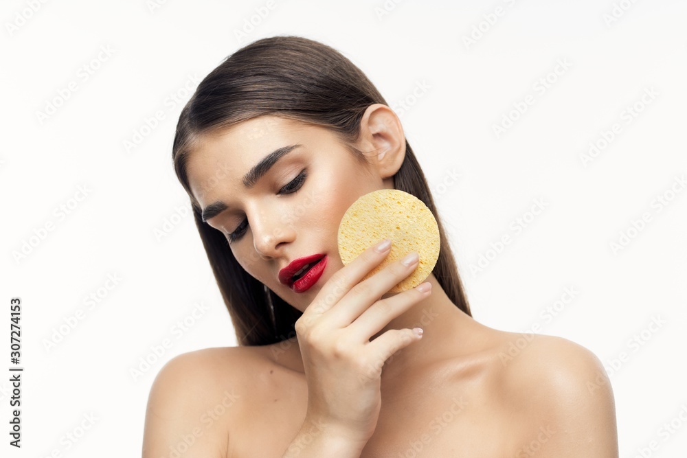 beautiful woman bare shoulders spa treatments clean skin beautiful woman bare shoulders spa treatments clean skin