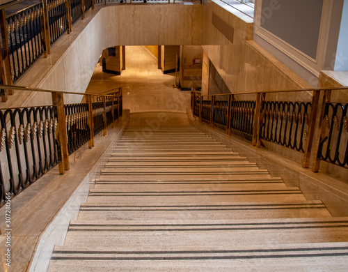 Classic marble staircase