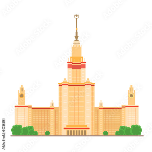 Moscow high-rise on 7 hills
