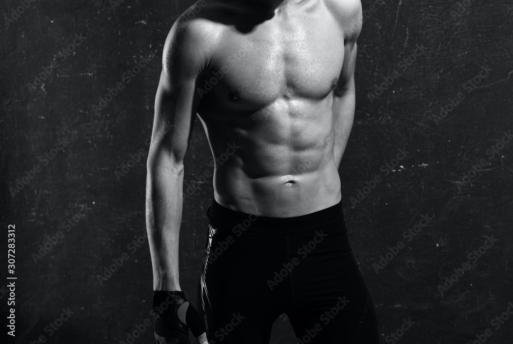 portrait of muscular man