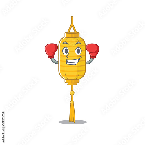 Funny Boxing lamp hanging cartoon character style
