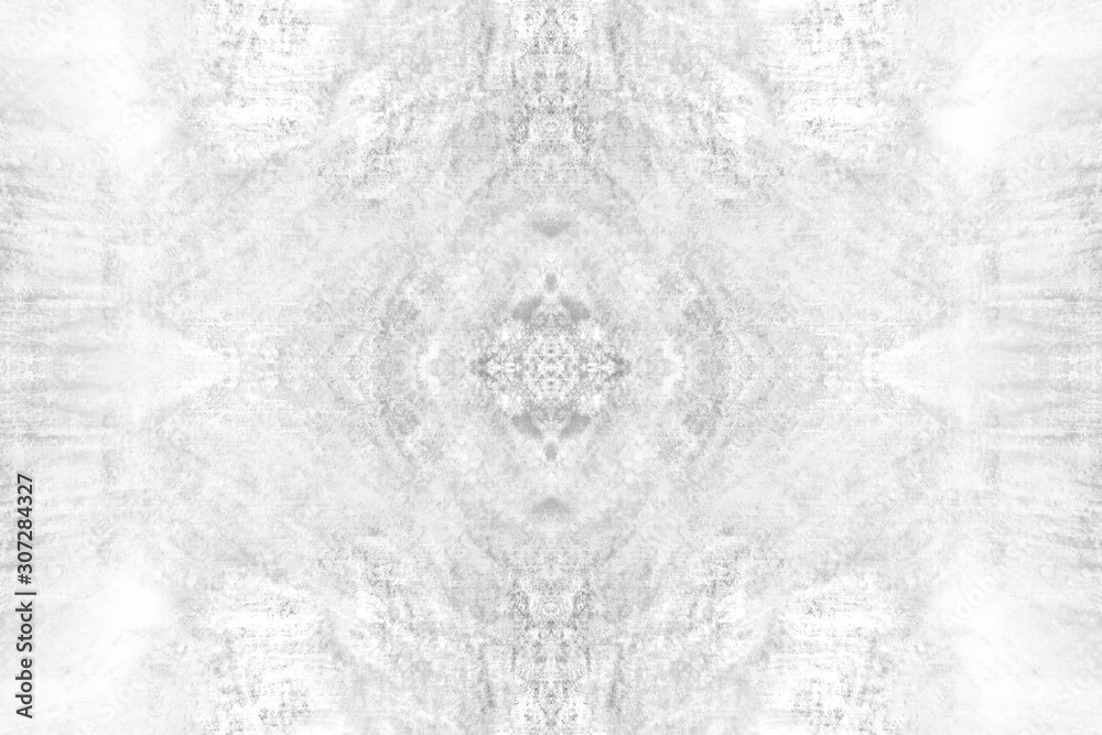 Fototapeta premium Concrete wall white color for background. Old grunge textures with scratches and cracks. White painted cement wall texture.