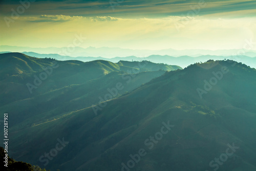 aerial view of mountains