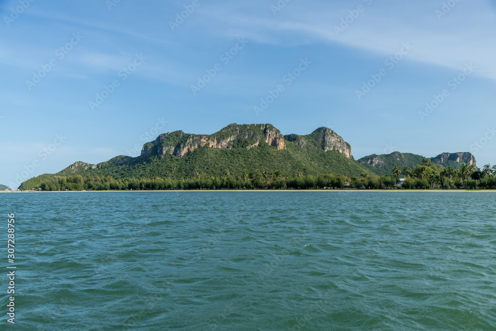 Landscape of Koram Island, Sam Roi Yod National Park, Prachuap Khiri Khan Province, Thailand