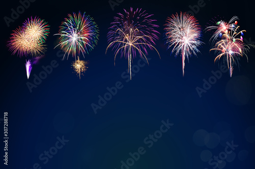 colorful fireworks