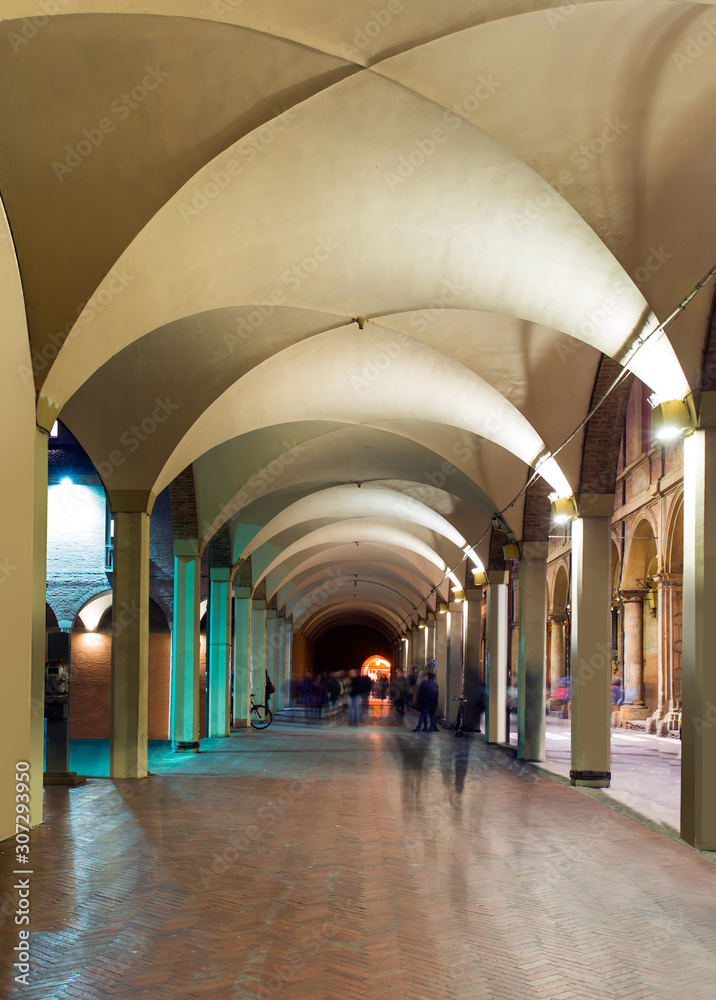 Bologna - Characteristic porticoes